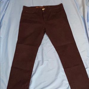 Maroon Jeans
